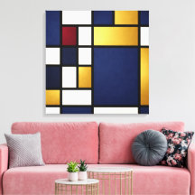 Geometrische Harmonie – Midnight Luxury Canvas Pri