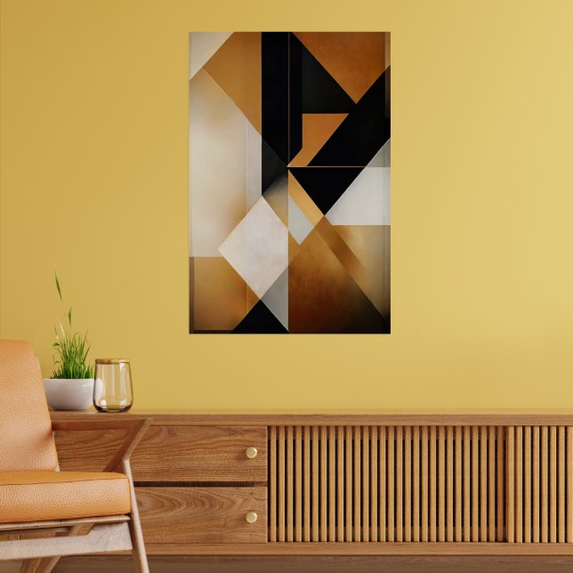 Geometrische Harmonie Poster (Wohnzimmer 2)