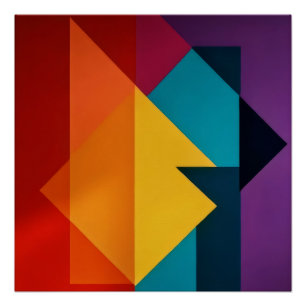 Geometrische Harmonie Poster