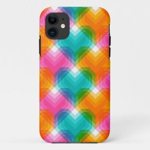 Geometrische Herzen in psychedelischen Farben (1) Case-Mate iPhone Hülle