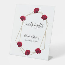 Geometrische Hochzeitskarten und Geschenke für ele