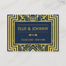 Geometrische Hochzeitsstipps für Navy und Gold