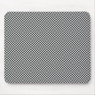 Geometrische Illusionsstreifen Mousepad