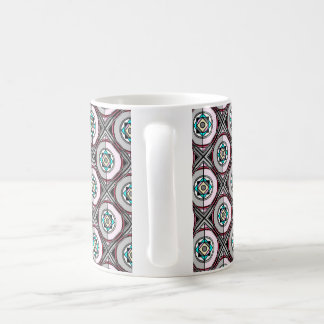 Geometrische Kaffee-Tasse in den Grau-und Kaffeetasse