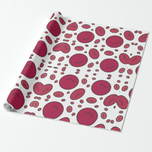 Geometrische Kreisform Geschenkpapier