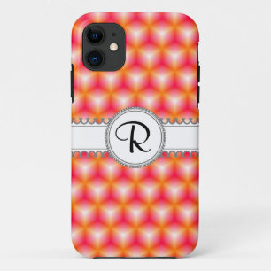 Geometrische Kuben mit Monogramm Case-Mate iPhone Hülle