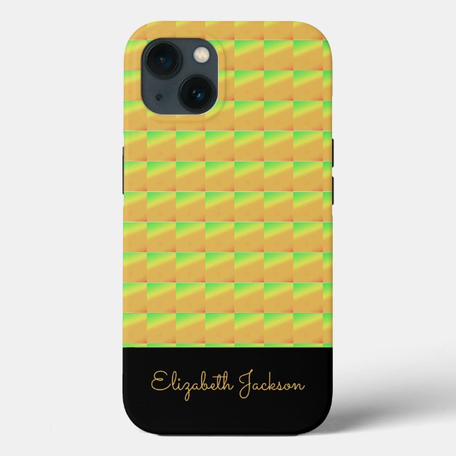 Geometrische Kunst, afrikanische tropische Sonnenu Case-Mate iPhone Hülle (Rückseite)