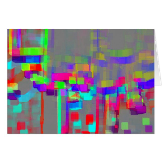 Geometrische Kunst "Carrousel" (Vorderseite (Horizontal))