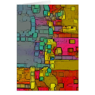 Geometrische Kunst der "Subway"