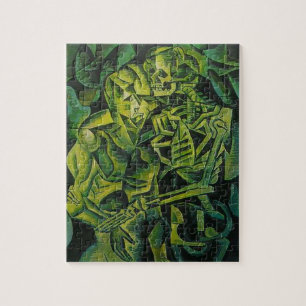 Geometrische Kunst des abstrakten Menschen und Ske