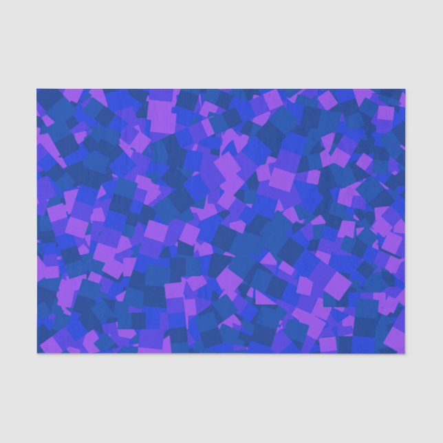 Geometrische Kunst für dynamische Dimensionen Seidenpapier (Vorderseite)