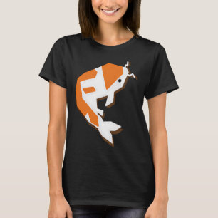geometrische Kunst "Ich bin ein Koi-Fisch" für jed T-Shirt