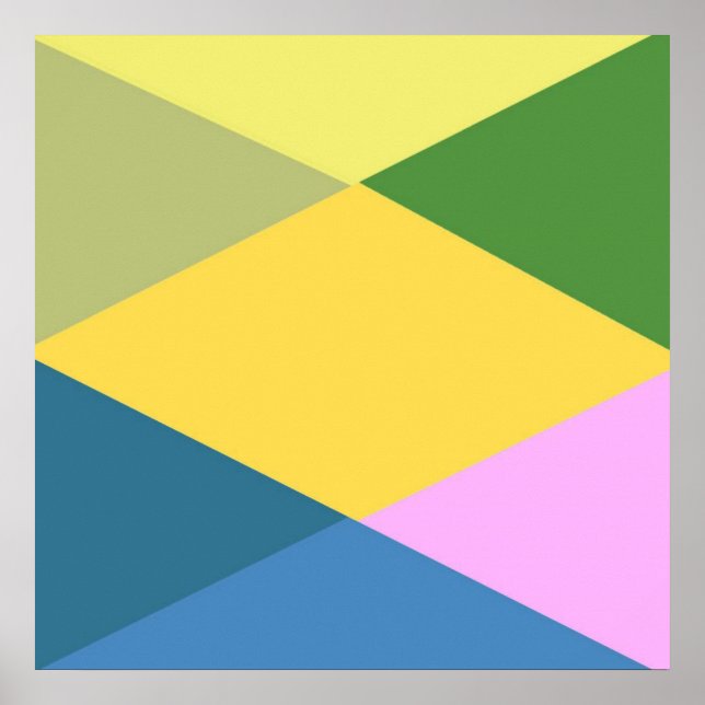 geometrische Kunst Poster (Vorne)