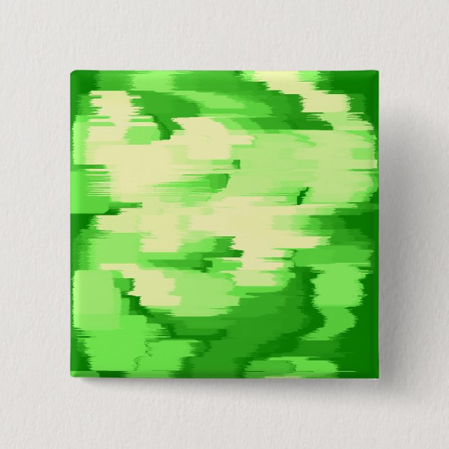 Geometrische Kunst "Salad Spinner" Button (Vorderseite)