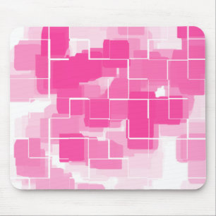 Geometrische Kunst "Strawberry Shortcake" Mousepad