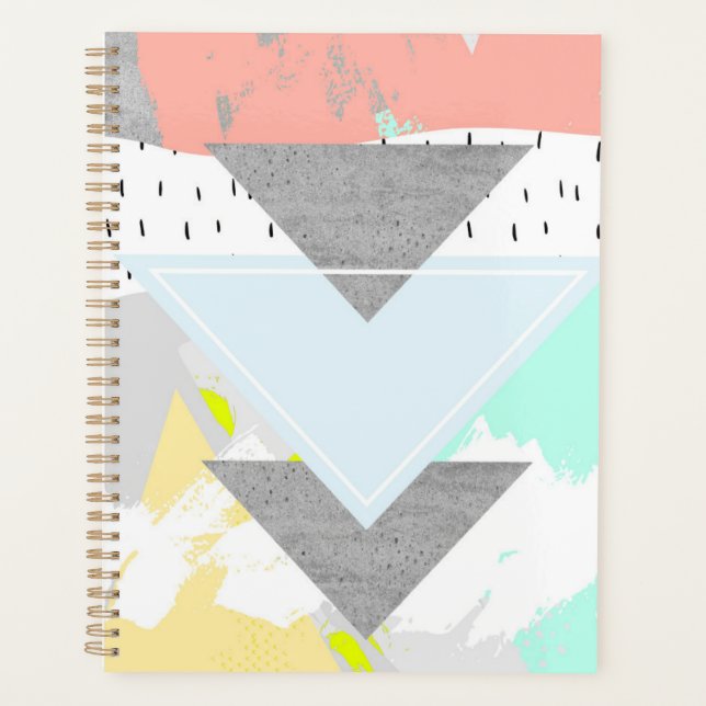 Geometrische Kunstdrucke Planer (Vorderseite)