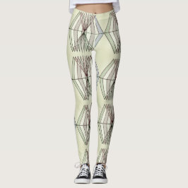 geometrische Kunstrohre für optische Täuschung Leggings