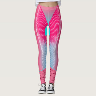 Geometrische Leggings für den elektrischen Pop Ene