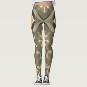 Geometrische Leggings - Stilvolles Nahtloses Muste