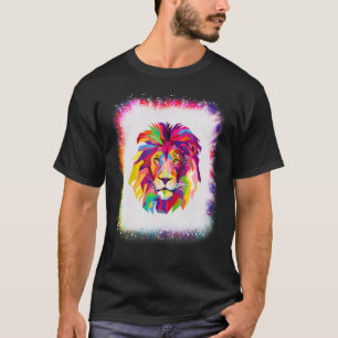 Geometrische Liebe R Vater Mama Boy Girl Gefärbte  T-Shirt