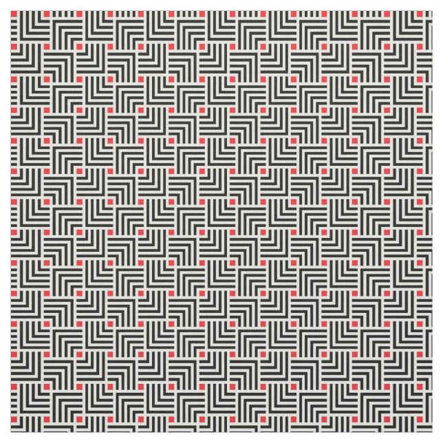 Geometrische Linien Muster Stoff (Muster)