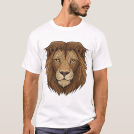 Geometrische Lion T-Shirt