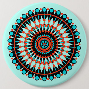 Geometrische Mandala-Kunstgestaltung-56456 Button