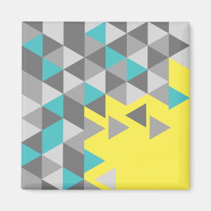 Geometrische minimalistische Muster FARBE DES JAHR Magnet