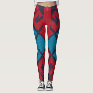 Geometrische Mode klassisch niedlich-trendy bunt Leggings