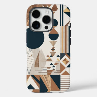 Geometrische, moderne, Abstrakte Telefongehäuse iPhone 16 Pro Hülle