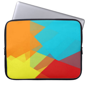 Geometrische moderne Retro-Farben #14 Laptopschutzhülle