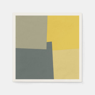 Geometrische moderne Retro-Farben #5 Serviette