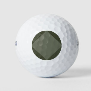 Geometrische Moss Green Custom Golf Balls Golfball