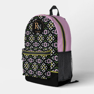 Geometrische Multicolore Bedruckter Rucksack