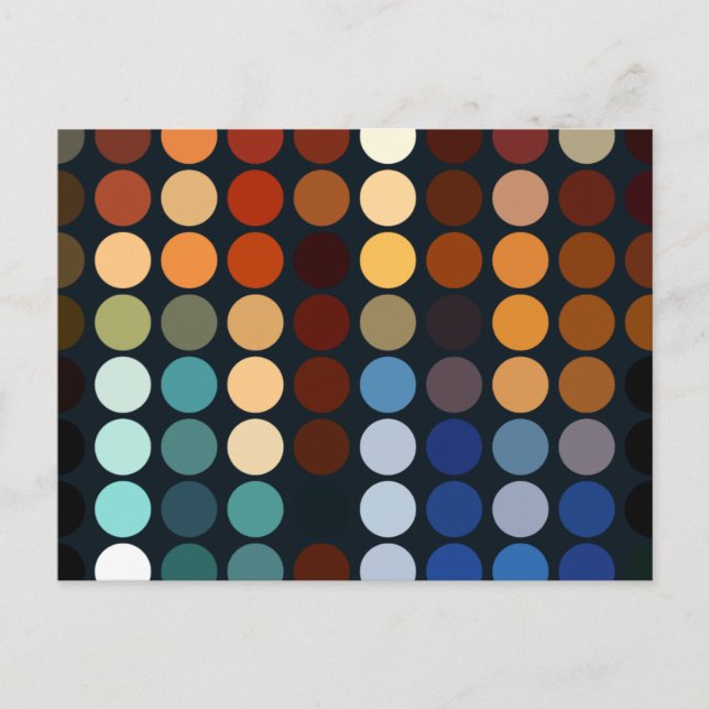 Geometrische Muster | Änderung der Postkarte (Vorderseite)