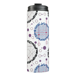 Geometrische Muster für modernes Design Thermosbecher