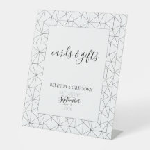 Geometrische Muster Hochzeitkarten und Geschenke