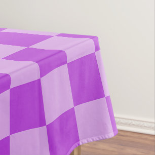 Geometrische Muster in Lila und Helllila Tischdecke
