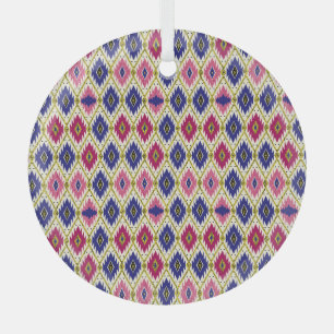 Geometrische Muster: Traditionelle Textile Illustr Ornament Aus Glas