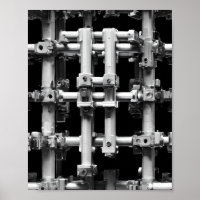 Geometrische Musterkunst: Abstrakte modulare Masch