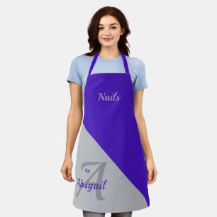 Geometrische Nägel von Blue & Gray Chic durch "Ih Schürze