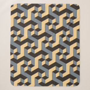 geometrische nahtlose Kachel mit komplexen rotiere Sherpadecke