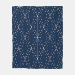 Geometrische nahtlose Muster. Abstrakte geometrisc Fleecedecke
