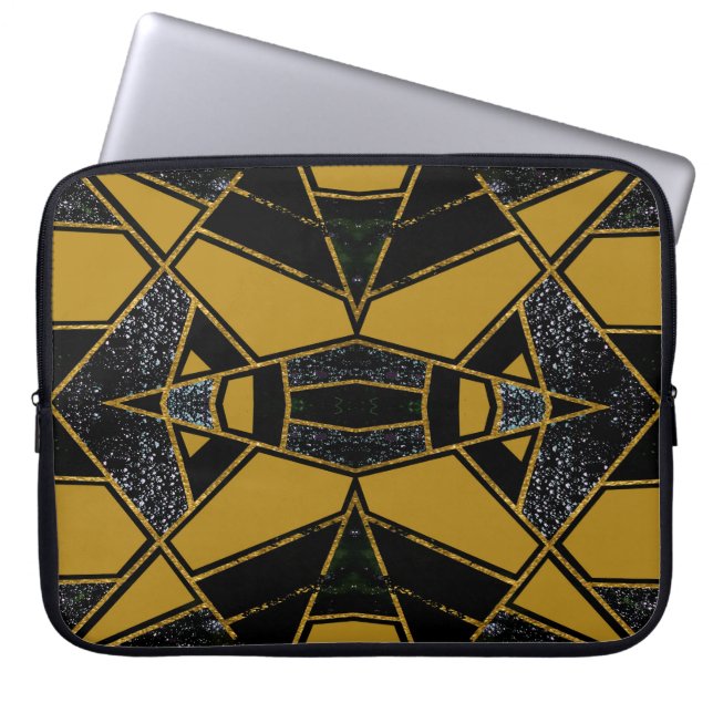Geometrische Nr. 655 Laptopschutzhülle (Vorderseite)