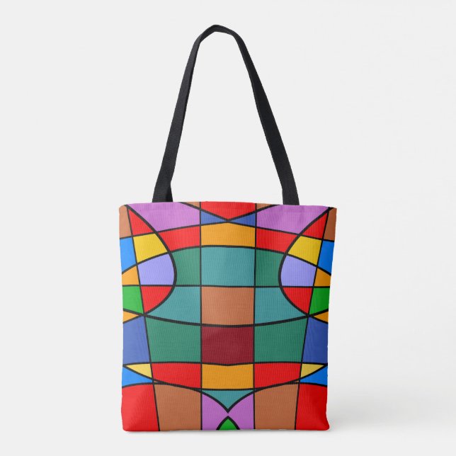 Geometrische Nr. 774 Tasche (Rückseite)