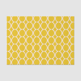 Geometrische Ogee-Gitter-Senfpapier Seidenpapier