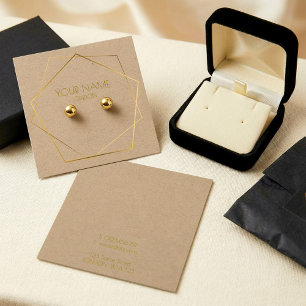 Geometrische Ohrring-Anzeigetafel