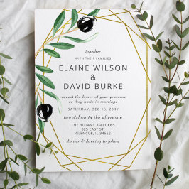 Geometrische Olive Branches für den Haushalt