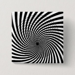GEOMETRISCHE OP ART-Taste Button