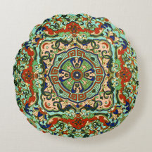 Geometrische orientalische Entwurfs-Kissen
